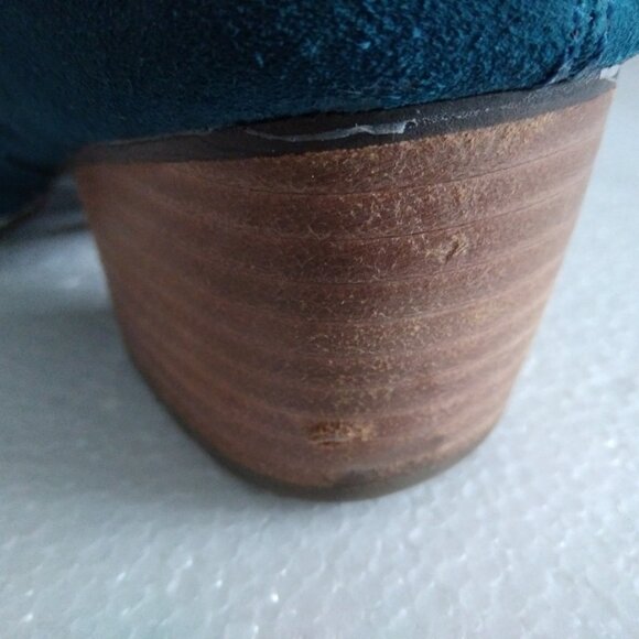 Caterpillar CAT Cider Blue Suede Ankle Boots Booties Water Resistant Wom… - Picture 7 of 9